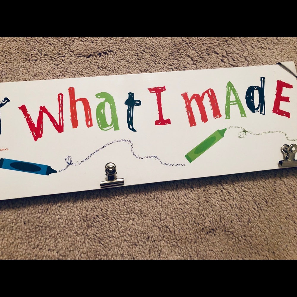 🖍 Kohl’s School Artwork Display Decor Sign 🖍 - Picture 7 of 8